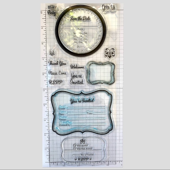 You’re Invited Stamp Set by Michaels - Picture 1 of 3